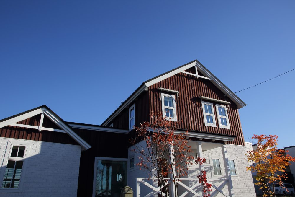 北アルプスを望む 北欧デザインのお家 in 大町市