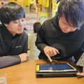 見学会の設営後のお昼は(^^)/