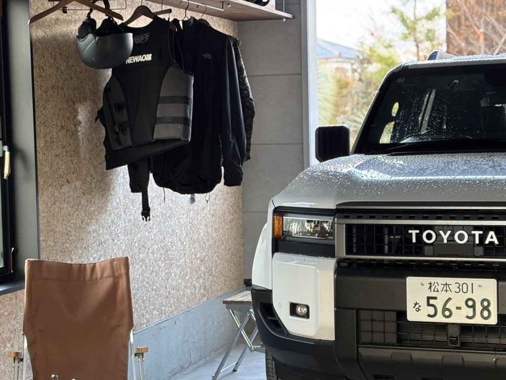 隠れ家カフェでインナーガレージのある暮らし グランドOPEN in 松本市笹賀